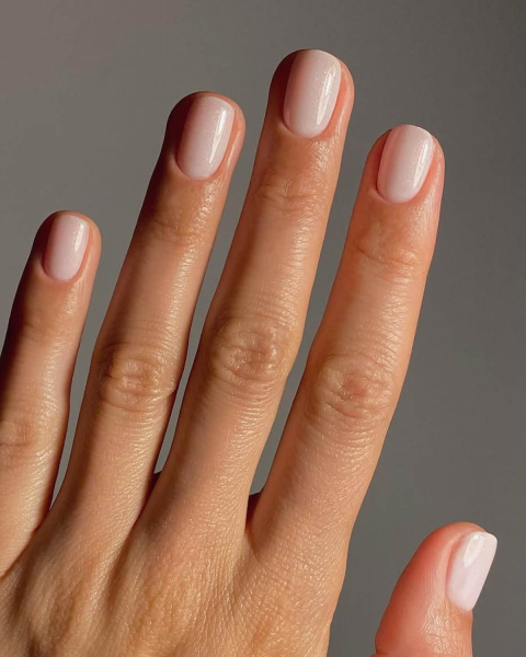 spring nail color trends 2026 milky white polish